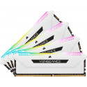 Corsair RAM DDR4 32GB 3200 CL 16 Quad-Kit RAM (white CMH32GX4M4E3200C16W Vengeance RGB PRO 