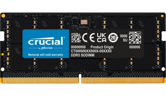 Crucial RAM D5S 32GB 4800-CL 40 CT32G48C40S Dual-Kit CT32G48C40S5