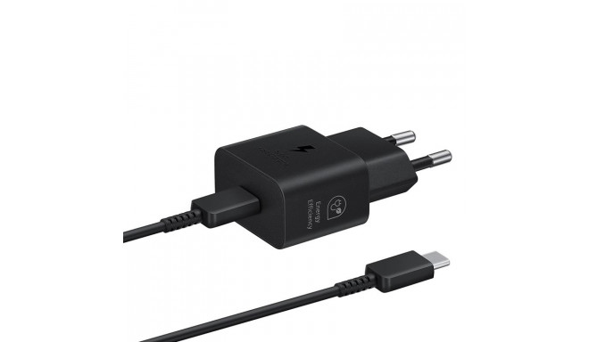 Vooluadapter Samsung 25W USB-C, Black