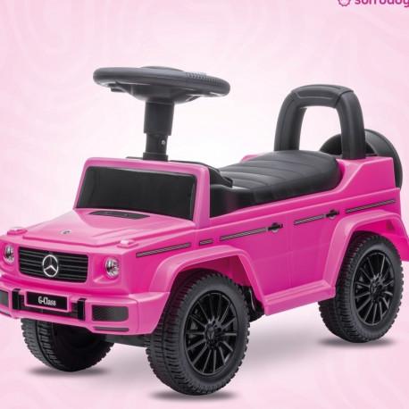 Jeździk pchacz chodzik dla dzieci Mercedes Benz G Klasa różowy