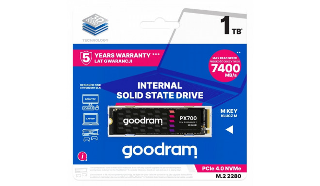 SSD PX700 1TB M.2 PCIe 2280 4x4 7400/6500MB/s