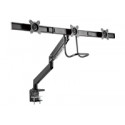 GEMBIRD Desk mounted adjustable monitor arm for 3 monitors