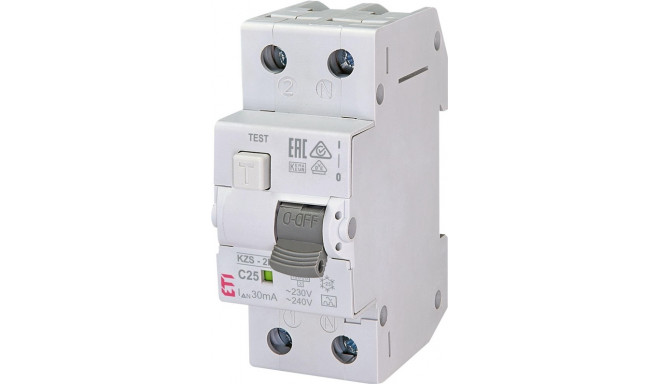 CURRENT LEAKAGE RELAY KZS 2 M C 25 A