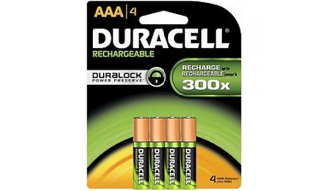 Duracell HR03 AAA Batteries 4-Pack