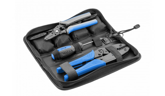 HOGERT CRIMPING PLIERS WITH REPLACEABLE JAWS 7 pcs.