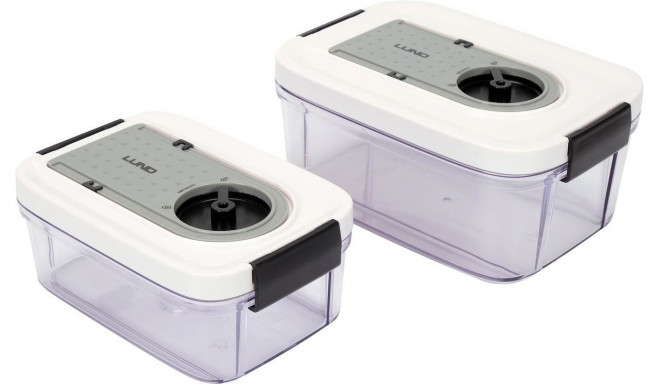 LUND VACUUM CONTAINERS 2pcs 0.75L, 1.5L