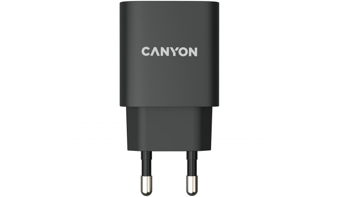 CANYON charger H-20-02 PD 20W USB-C Black