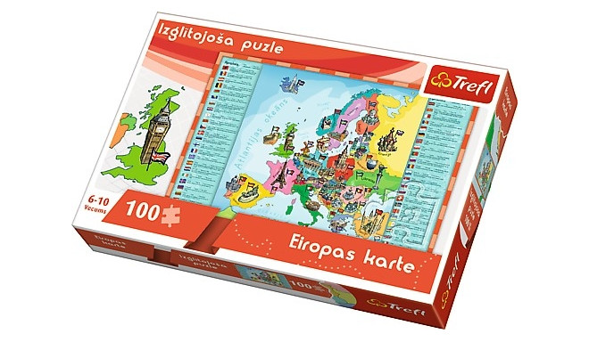 TREFL Educational puzzle 100 Europe
