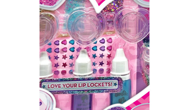 BARBIE Lip Gloss Lockets set Sparkling Sweet Heart