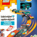 LEGO ICONIC Activity Book "Build and Stick: Custom Cars"- Latvian