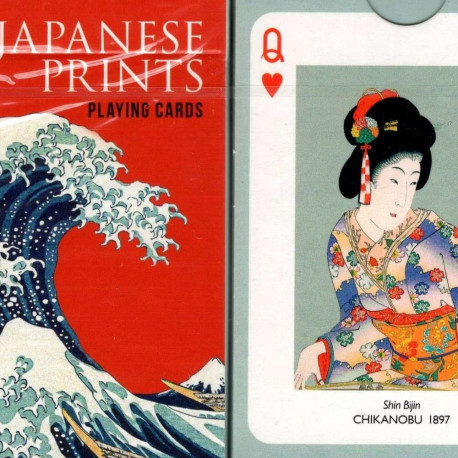 PIATNIK Playing cards Japanese prints