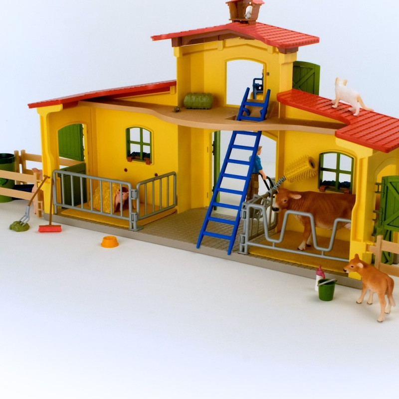 SCHLEICH FARM WORLD Playset Large Farm with Animals Toy figures