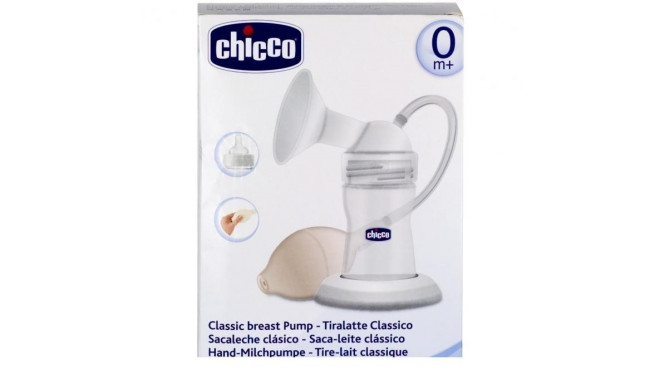 CHICCO Механический Помповый молокоотсос с бутылочкой