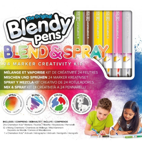 BLENDY PENS loomingukomplekt Spray, 24 osa
