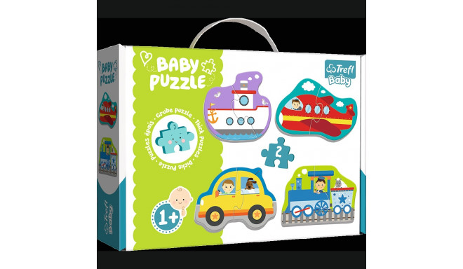 TREFL Baby puzzle set, Transport vehicals