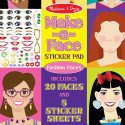 MELISSA & DOUG Make-a-Face Fashion Faces Sticker Pad