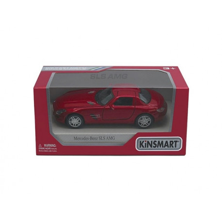 KINSMART Metallist auto Mercedes-Benz SLS AMG, skaala 1:38