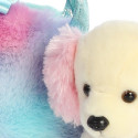 AURORA Fancy Pals Plush Dog in a cotton candy bag, 20 cm