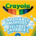 CRAYOLA 8 pestavat markerit