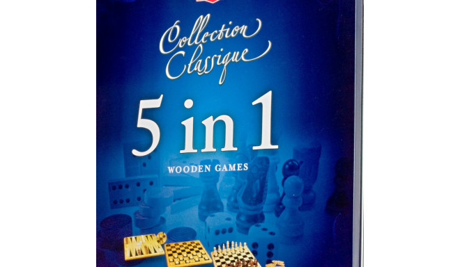 TACTIC Galda spēle 5 spēles vienā Collection Classique