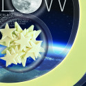 4M stickers set Glow-in-the-dark moon & 12 stars