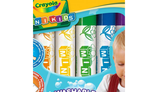 CRAYOLA MINIKIDS Coloring markers, 8 pcs