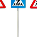 KLEIN Traffic sign, 5 pcs