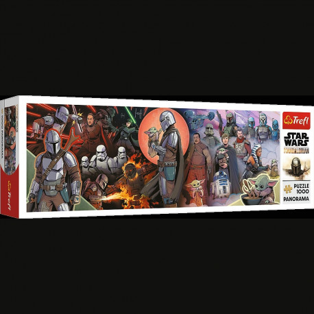 TREFL STAR WARS panoramic puzzle Mandalorian 1000 pcs