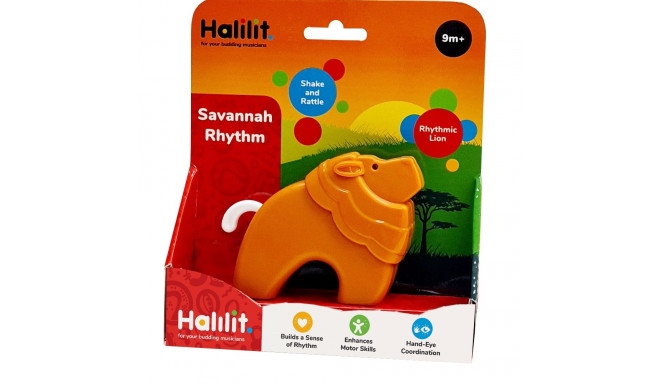 HALILIT Rattle Savannah rhythm, Lion