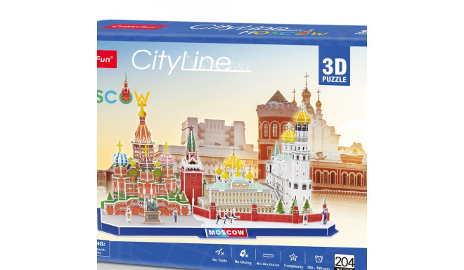 CUBICFUN 3D Puzle City line - Maskava