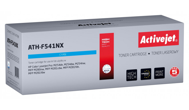 Activejet ATH-F541NX toner (replacement for HP 203X HP203X CF541X CRG 054H CRG054H; Supreme; 2500 pa