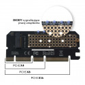 Savio laienduskaart M.2 NVMe M-Key PCI-E AK-41