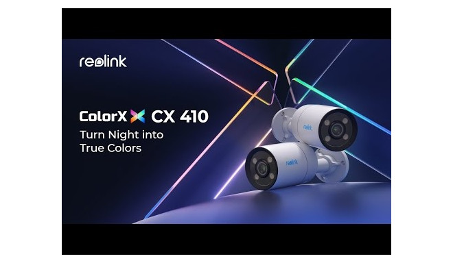 Valvekaamera Reolink CX410 4MP 2K PoE IP värvilise öönägemisega, P320X