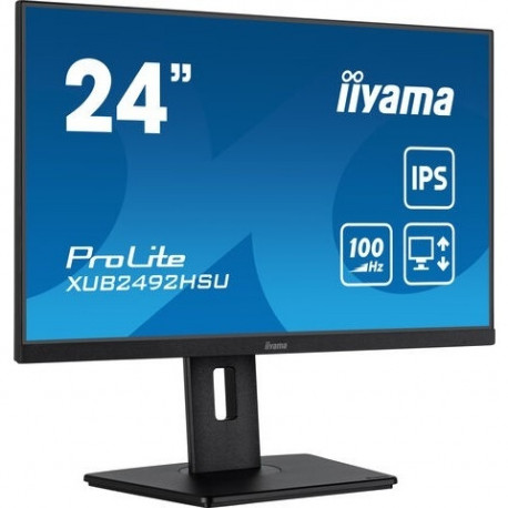 "60,5cm/24"" (1920x1080) iiyama ProLite XUB2492HSU-B6 FHD IPS 100Hz 0,4ms 16:9 HDMI DP USB Pivot LS 