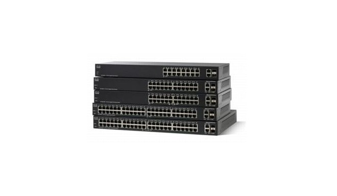 Cisco SLM224PT SF200-24P 24-Port 10/100 PoE Smart Switch, zam: SF250-24P-K9-EU