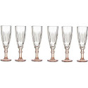 Champagne glass Crystal Brown 6 Units (170 ml)
