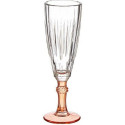 Champagne glass Exotic Crystal Salmon 6 Units (170 ml)