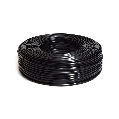 Gembird telephone cable stranded wire 100m flat, black - Cables ...