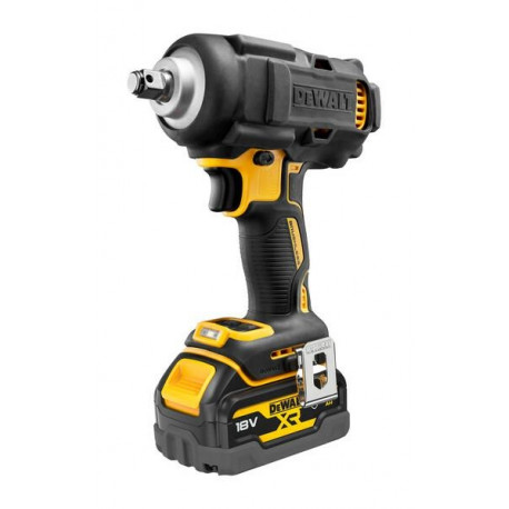 DEWALT löökmutrivõti 1/2" 18V DCF891P2G 812Nm 2x5.0Ah 4-kiiruseline pumbaga kärurõnga jaoks