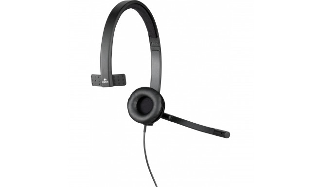 Logitech H570e Mono Wired Headset, with Noise-Cancelling Microphone
