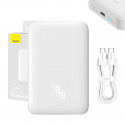 Powerbank Baseus Magnetic, 10000mAh, 20W, MagSafe (white)