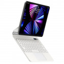 Case with keyboard for iPad Baseus Brilliance PRO 10, 10.9" (white)