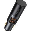 Baseus Share Together Fast Charge Car Charger with Cigarette Lighter Expansion Port, 2x USB, 120W (G