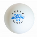 Table tennis ball DONIC P40+  Coach 2 star 120 pcs White