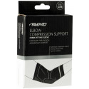 Elbow support with elasticstrap AVENTO 44SB Black/Silver grey S/M