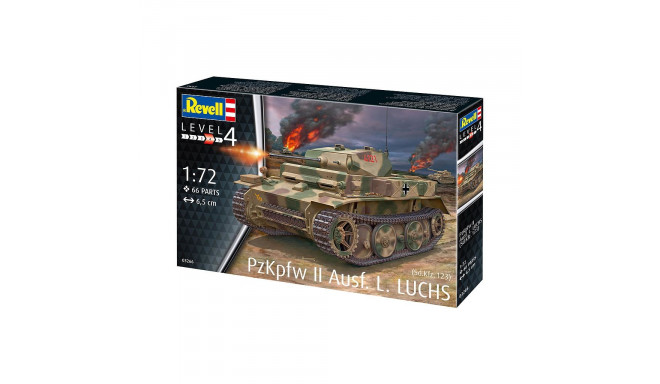 Revell liimitav mudel tank PzKpfw II Ausf.L LUCHS (Sd.Kfz.123) 1:72