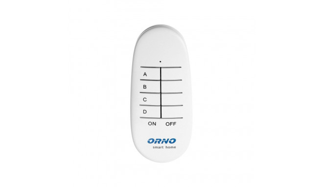 Remote control unit for wireless control of flush-mounted switches and sockets, 4 channels, ORNO Sma