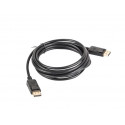 Lanberg CA-DPDP-10CC-0030-BK DisplayPort cable 3 m Black