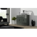 Cama living room sideboard UNi grey/grey gloss Cama living room sideboard UNi grey/grey gloss
