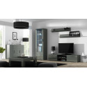 Cama living room sideboard UNi grey/grey gloss
